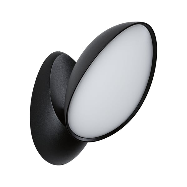 Paulmann LED vägglampa för utomhusbruk Batona IP44 137x270 mm 3000K 12W 1000lm 230V Antracit Aluminium