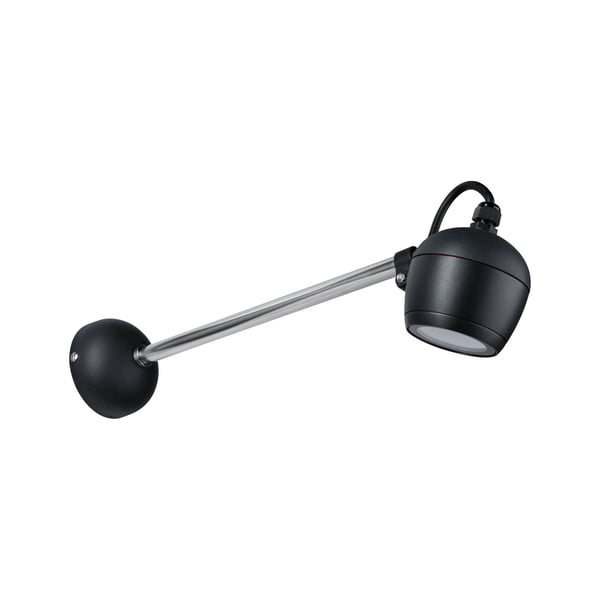 Paulmann LED vägglampa för utomhusbruk Smart Home Zigbee 3.0 Kikolo IP65 90 mm RGBW+ 6,2W 440lm 230V Antracit Plast, Aluminium