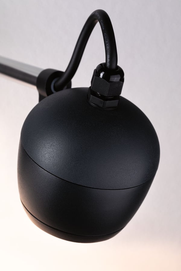 Paulmann Vägglampa för utomhusbruk Kikolo IP65 90 mm 3000K 8W 500lm 230V 60° Antracit Aluminium, Plast