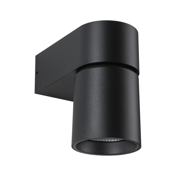 Paulmann LED vägglampa för utomhusbruk Kimu IP44 cylindrisk 80 mm 3000K 8W 500lm 230V 70° Antracit Aluminium