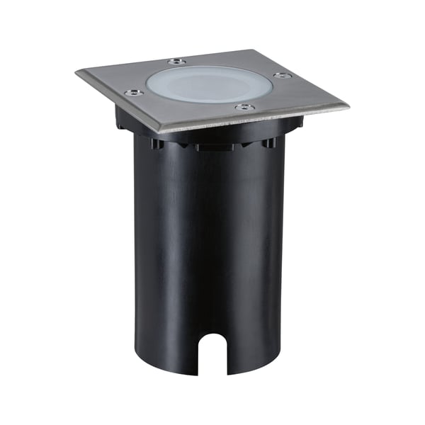 Paulmann LED infälld golvlampa Smart Home Zigbee 3.0 Floor IP67 vinkelformad 110x148 mm RGBW+ 4,9W 300lm 230V Järn borstat Aluminium