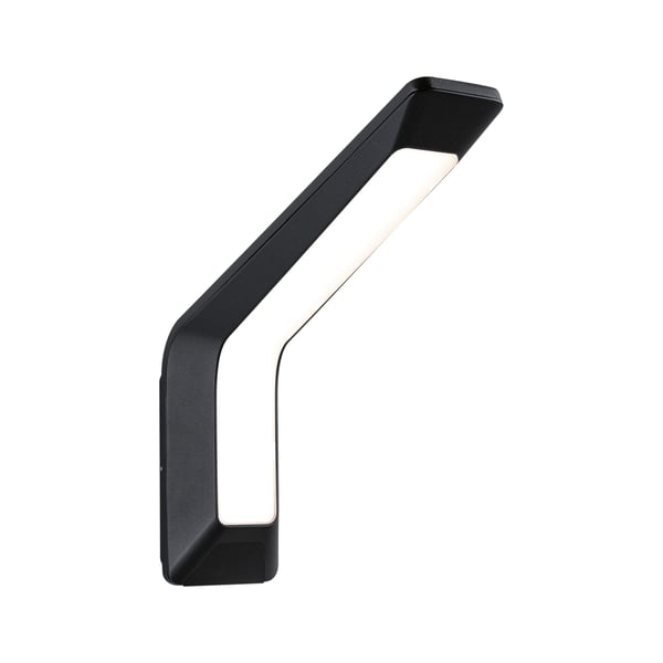 Paulmann LED vägglampa för utomhusbruk Merano Skymningsstyrd rörelsedetektor (HF) IP44 90x328 mm 3000K 14W 950lm 230V Antracit Aluminium
