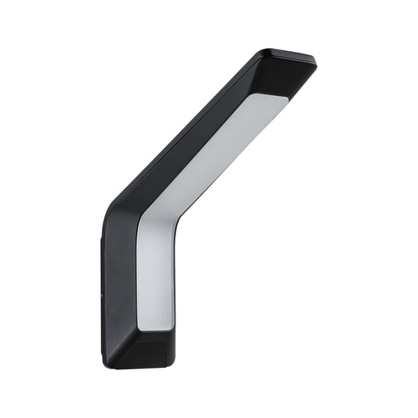 Paulmann LED vägglampa för utomhusbruk Merano Skymningsstyrd rörelsedetektor (HF) IP44 90x328 mm 3000K 14W 950lm 230V Antracit Aluminium