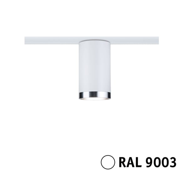 Paulmann URail Spotlight för strömskenor Tube GU10 max. 10W dimbar 230V Signal vit
