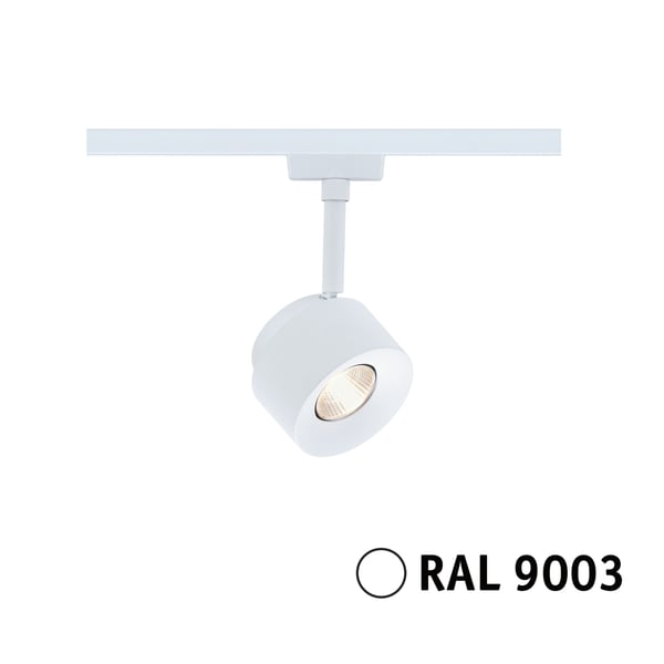 Paulmann URail Spotlight för strömskenor Pane 650lm 7,4W 3000K dimbar 230V Signal vit