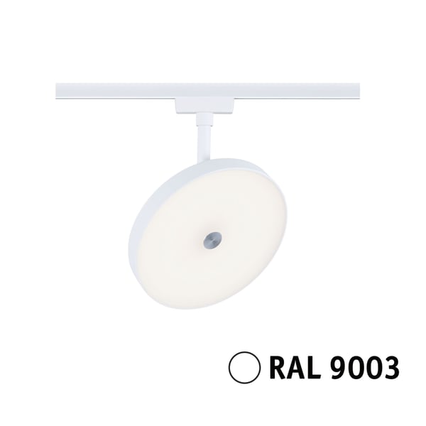 Paulmann URail Spotlight för strömskenor 3-Step-Dim Hildor 850lm 15W 3000K dimbar 230V Signal vit