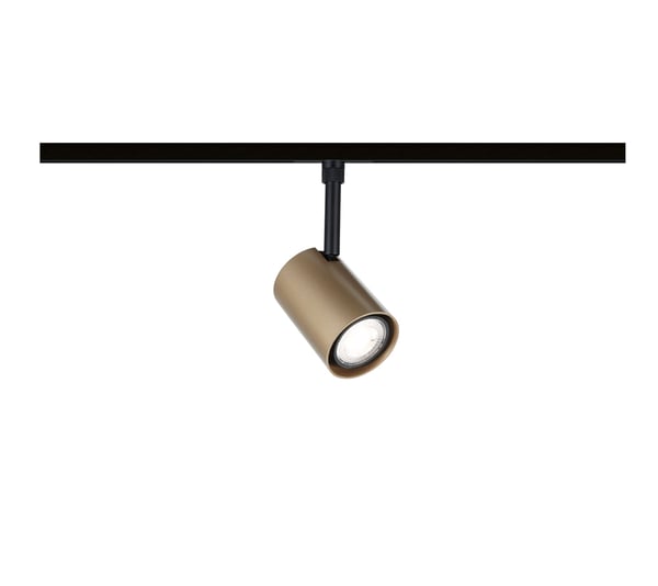 Paulmann URail Spotlight för strömskenor Luxe GU10 max. 10W dimbar 230V Guld matt, Svart matt