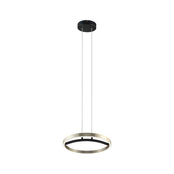 Paulmann LEDpendellampa 3-Step-Dim Melira 2700K 1690lm 24W Svart matt, Guld dimbar