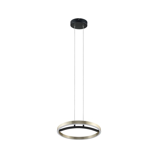 Paulmann LEDpendellampa 3-Step-Dim Melira 2700K 1690lm 24W Svart matt, Guld dimbar