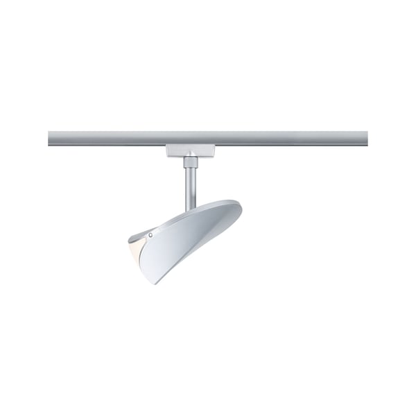 Paulmann URail Spotlight för strömskenor 3-Step-Dim Alejandro 800lm 10W 3000K dimbar 230V Krom matt