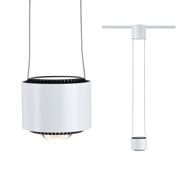 Paulmann URail Hängande Aldan 820lm / 0lm 8,5W / 4,5W 2700K dimbar 230V Vit