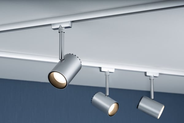 Paulmann URail Spotlight för strömskenor Shine 225lm 4,9W 2700K 230V Krom matt