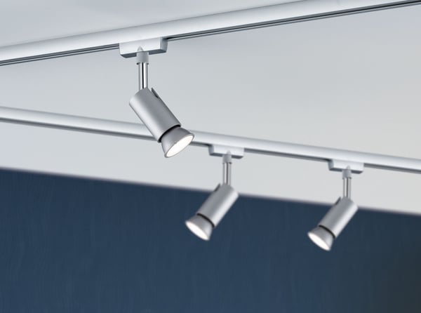 Paulmann URail Spotlight för strömskenor Pure I GU10 max. 10W dimbar 230V Krom matt, Krom