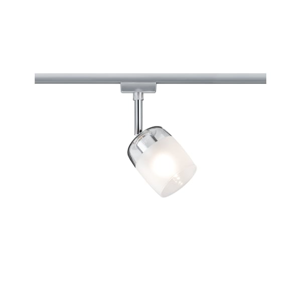Paulmann URail Spotlight för strömskenor Blossom G9 max. 10W dimbar 230V Krom matt, Klar, Satin