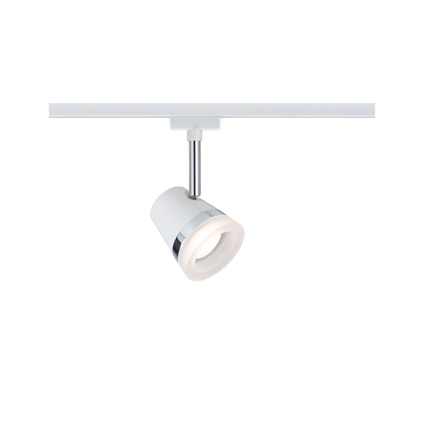 Paulmann URail Spotlight för strömskenor B-vara Cone GU10 max. 10W dimbar 230V Vit, Krom