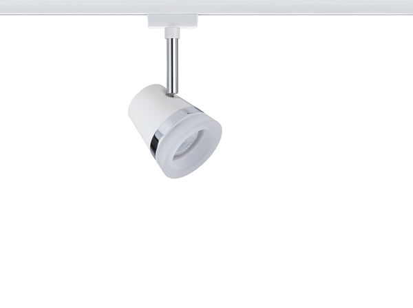 Paulmann URail Spotlight för strömskenor B-vara Cone GU10 max. 10W dimbar 230V Vit, Krom