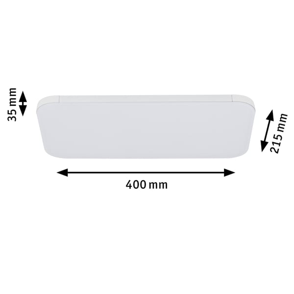 Paulmann URail Panel Campo 1541,7lm 15,5W 3000K dimbar 230V Vit