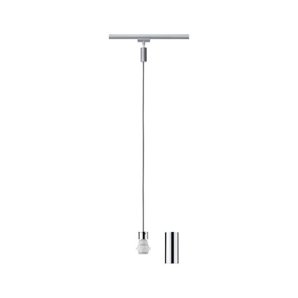 Paulmann URail Hängande 2Easy E27 max. 20W dimbar 230V Krom matt, Krom