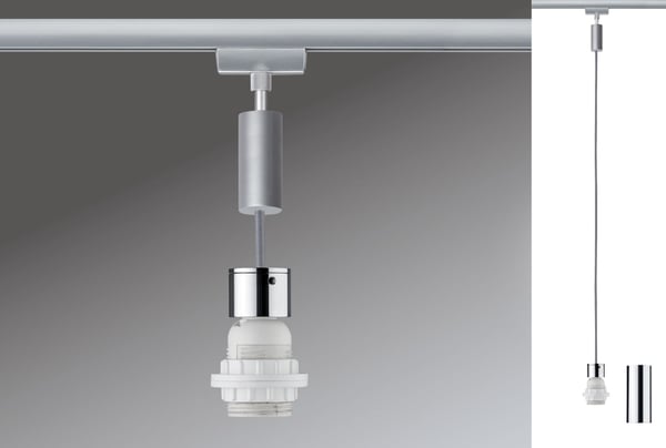 Paulmann URail Hängande 2Easy E27 max. 20W dimbar 230V Krom matt, Krom
