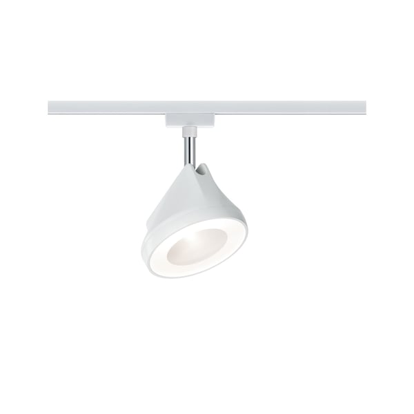 Paulmann URail Spotlight för strömskenor Arena 800lm 15W 2700K dimbar 230V Vit, Krom