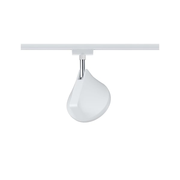 Paulmann URail Spotlight för strömskenor Arena 800lm 15W 2700K dimbar 230V Vit, Krom