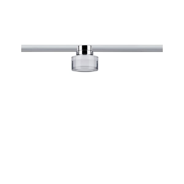 Paulmann URail Spotlight för strömskenor Topa Dot 350lm 4,9W 2700K dimbar 230V Krom, Klar, Satin