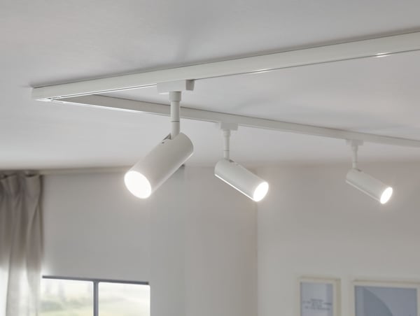 Paulmann URail Spotlight för strömskenor Tubo 250lm 4,5W 3000K 230V Vit