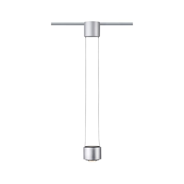 Paulmann URail Hängande Aldan 820lm / 0lm 8,5W / 4,5W 2700K dimbar 230V Krom matt, Svart
