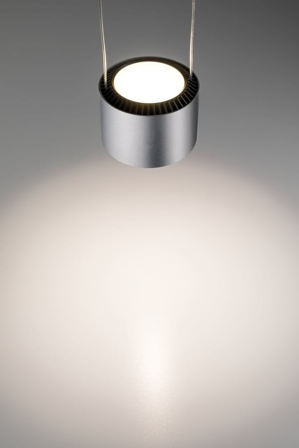Paulmann URail Hängande Aldan 820lm / 0lm 8,5W / 4,5W 2700K dimbar 230V Krom matt, Svart