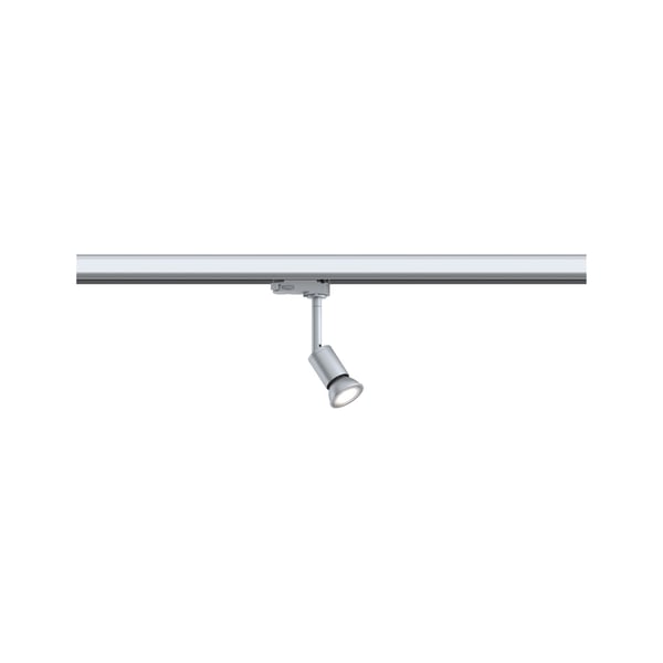 Paulmann ProRail3 Spotlight för strömskenor Purell GU10 max. 10W dimbar 230V Silver, Krom