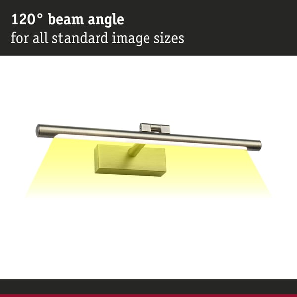 Paulmann LED bildlampa Mingo 3000K 510lm 230V 9,5W Antik mässing