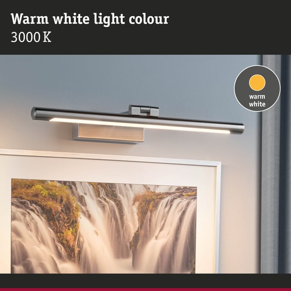 Paulmann LED bildlampa Mingo 3000K 510lm 230V 9,5W Aluminium borstad