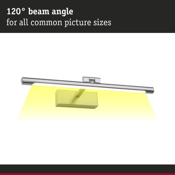 Paulmann LED bildlampa Mingo 3000K 510lm 230V 9,5W Aluminium borstad