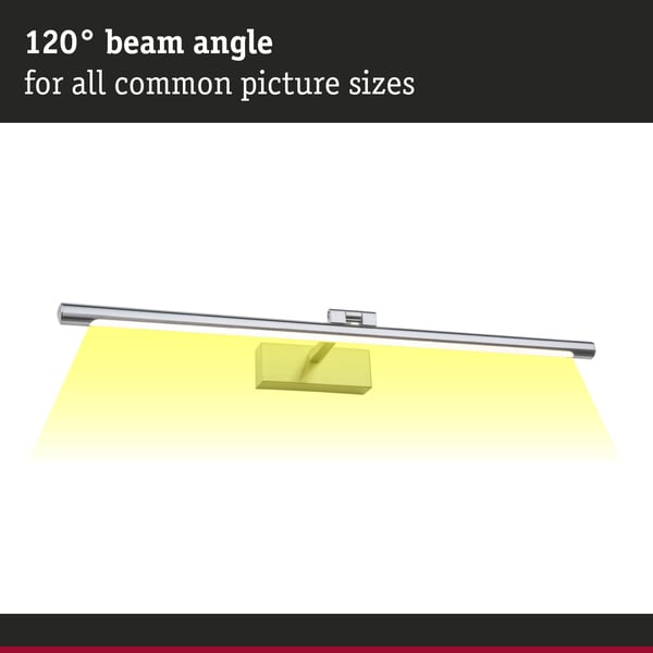 Paulmann LED bildlampa Mingo 3000K 810lm 230V 11W Aluminium borstad