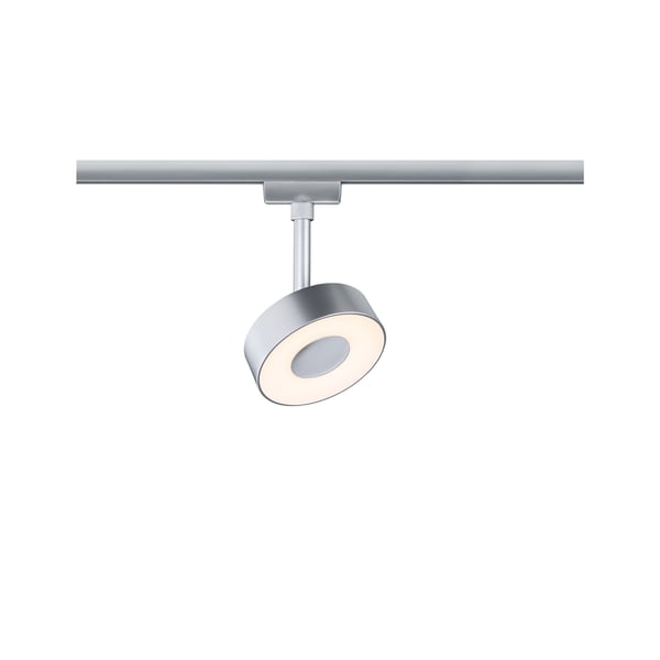 Paulmann URail Spotlight för strömskenor 3-Step-Dim Circle 280lm 5W 3000K dimbar 230V Krom matt