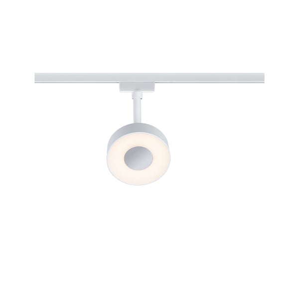 Paulmann URail Spotlight för strömskenor 3-Step-Dim Circle 280lm 5W 3000K dimbar 230V Vit