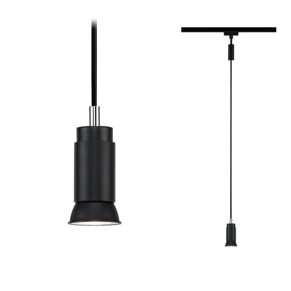 Paulmann URail Hängande Runa GU10 max. 10W dimbar 230V Svart matt