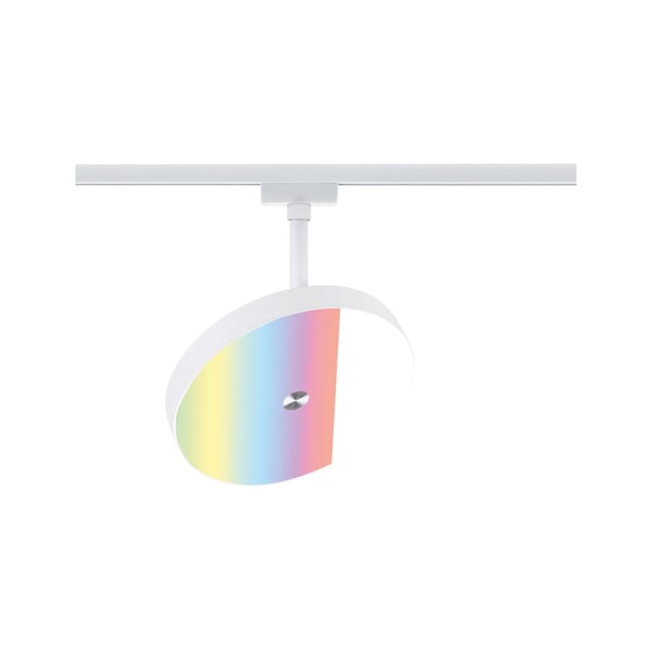Paulmann URail Spotlight för strömskenor Smart Home Zigbee 3.0 Hildor 500lm 7,5W RGBW+ dimbar 230V Signal vit
