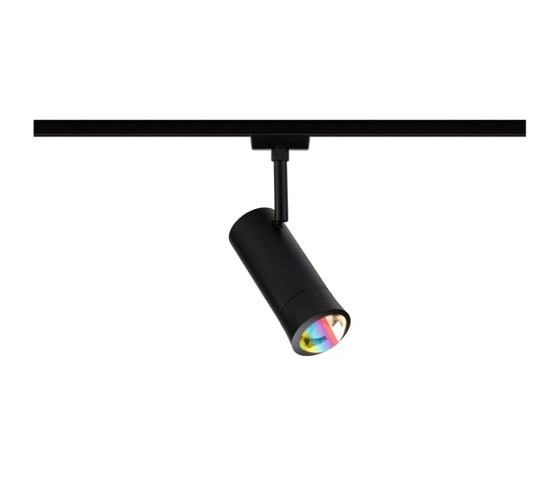 Paulmann URail Strålkastare Smart Home Zigbee 3.0 Tarie RGBW 230lm 4,5W RGBW+ dimbar 230V Svart matt