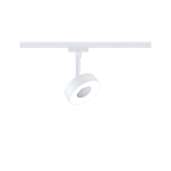 Paulmann URail Spotlight för strömskenor 3-Step-Dim Circle 220lm 5W 4000K dimbar 230V Signal vit