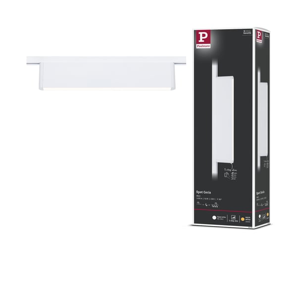 Paulmann URail Ljusramp 3-Step-Dim Ceris 800lm 9,5W 3000K dimbar 230V Signal vit