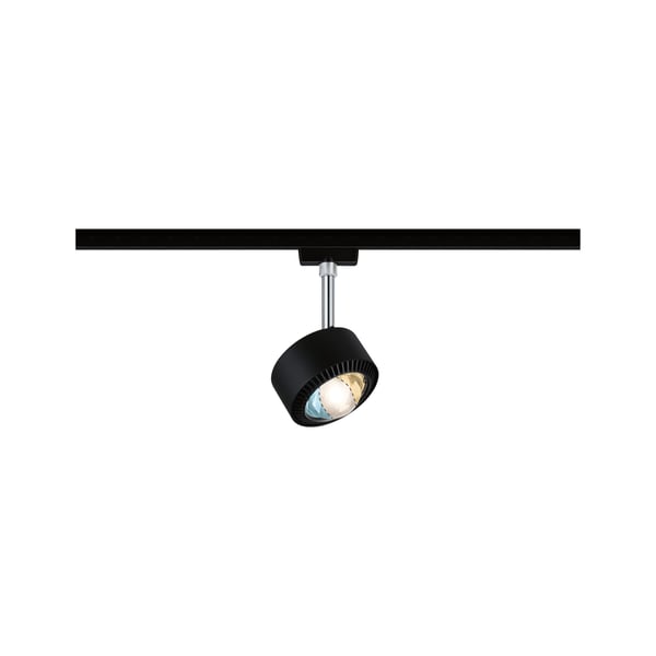 Paulmann URail Spotlight för strömskenor Aldan 500lm 8W White Switch 230V Svart matt
