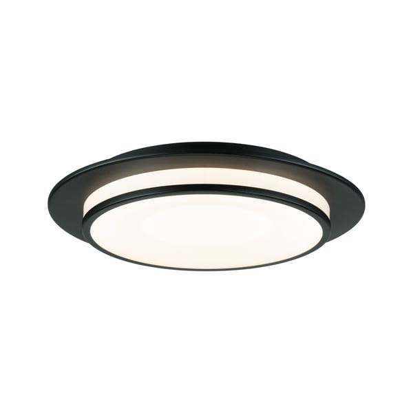 LED taklampa 3-Step-Dim Egron 2700K 750lm 230V 16W dimbar Svart matt