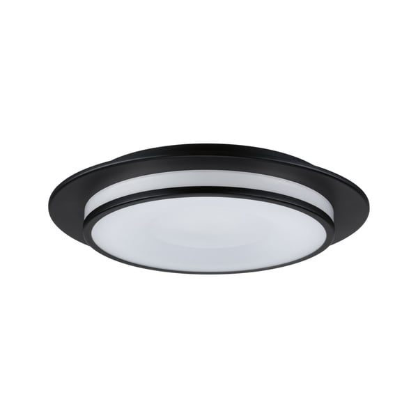 Paulmann LED taklampa 3-Step-Dim Egron 2700K 750lm 230V 16W dimbar Svart matt