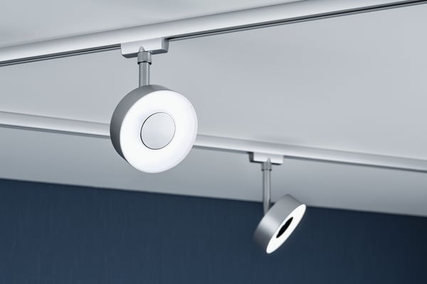 Paulmann URail Spotlight för strömskenor Circle 270lm 5W 4000K dimbar 230V Krom matt