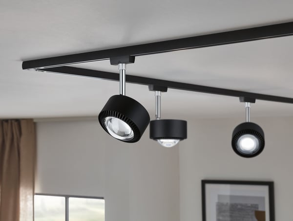 Paulmann URail Spotlight för strömskenor Aldan 533,8lm 8W 4000K dimbar 230V Svart matt