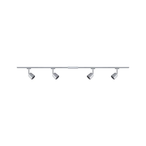 Paulmann URail Spotlight för strömskenor Cover GU10 max. 4x10W dimbar 230V Krom matt, Krom