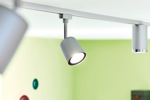 Paulmann URail Spotlight för strömskenor Cover GU10 max. 3x10W dimbar 230V Krom matt, Krom