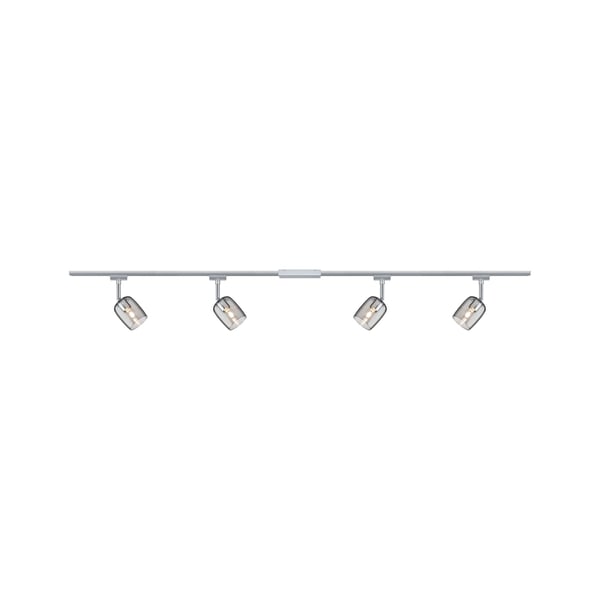 Paulmann URail Spotlight för strömskenor Blossom G9 max. 4x10W dimbar 230V Krom matt, Krom, Rökfärgad