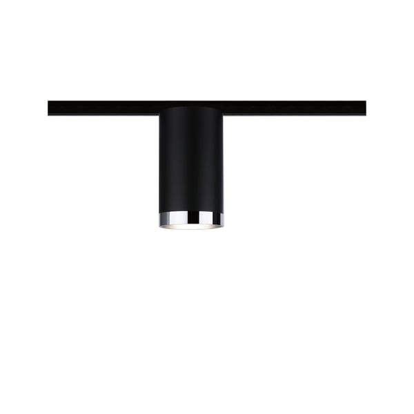 Paulmann URail Spotlight för strömskenor Tube GU10 max. 10W dimbar 230V Svart matt, Krom